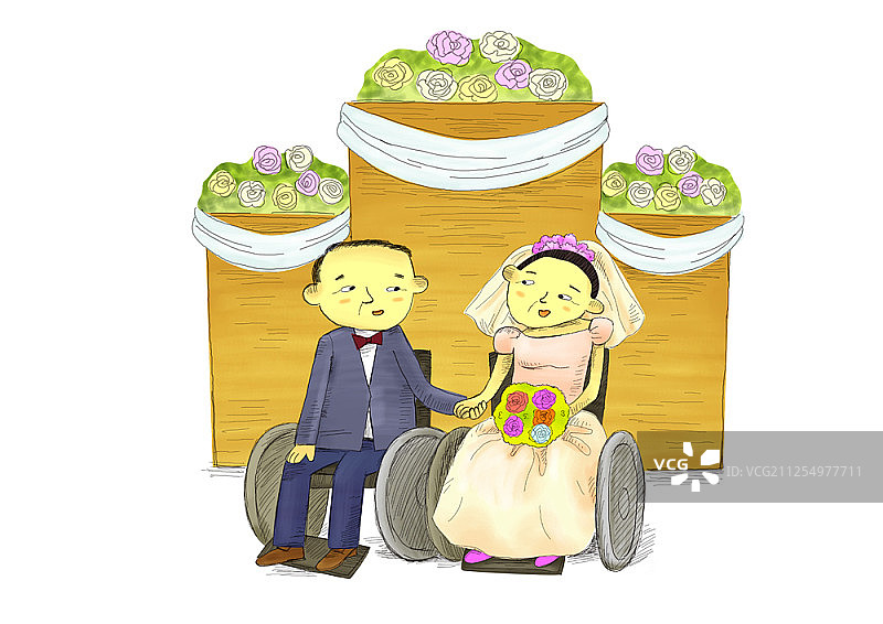 社会公益主题插画图片素材