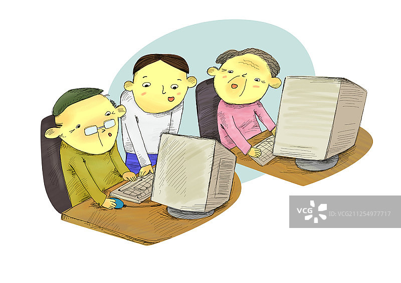 社会公益主题插画图片素材