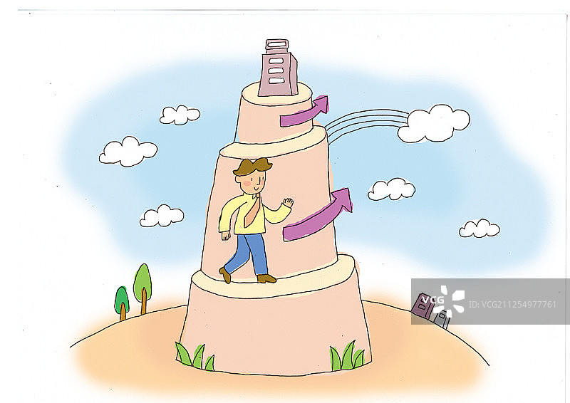 在线商务主题插图图片素材