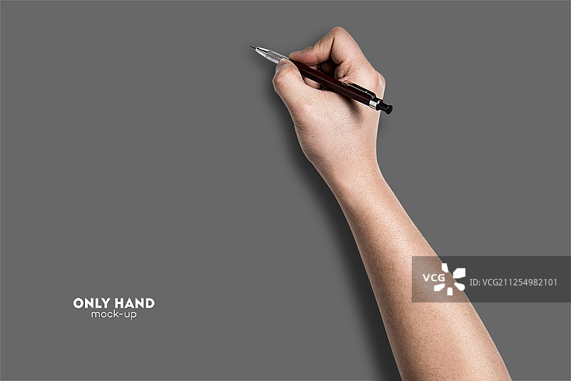 手持笔图片素材