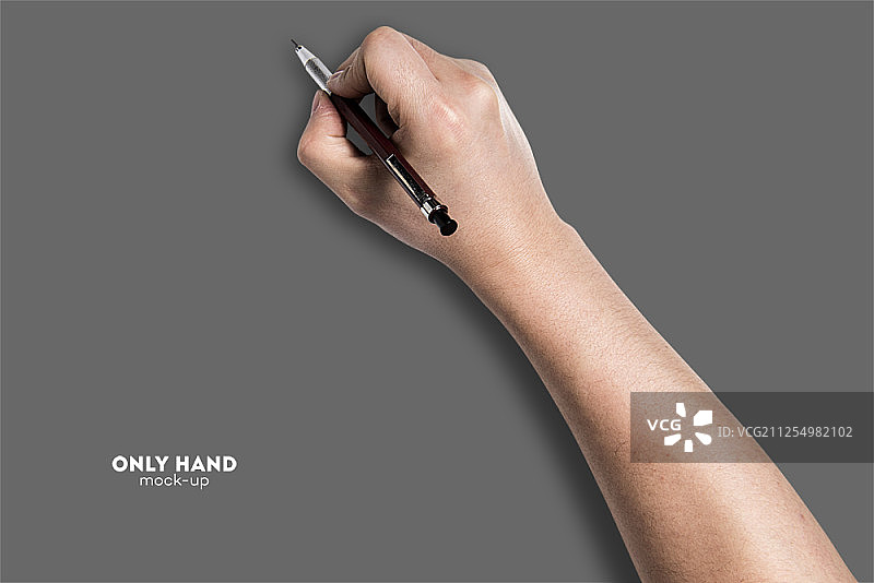 手持笔图片素材