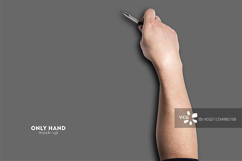 手持笔图片素材