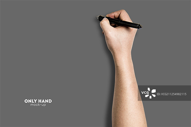 手持笔图片素材