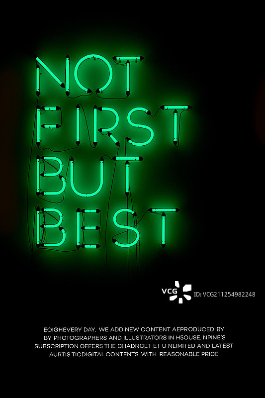 霓虹灯标志图片素材