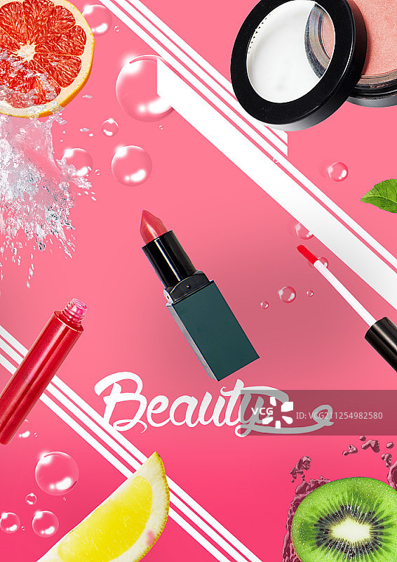 女性美容主题数字合成图像图片素材