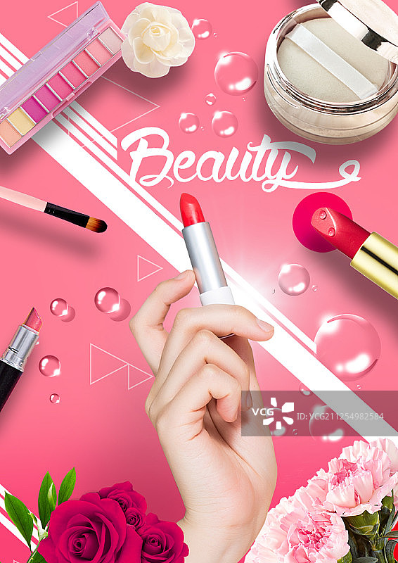 女性美容主题数字合成图像图片素材