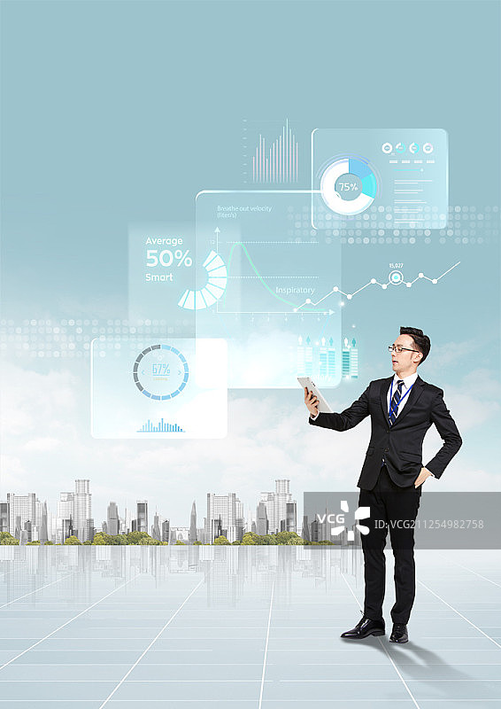 智能科技主题数字合成图像图片素材