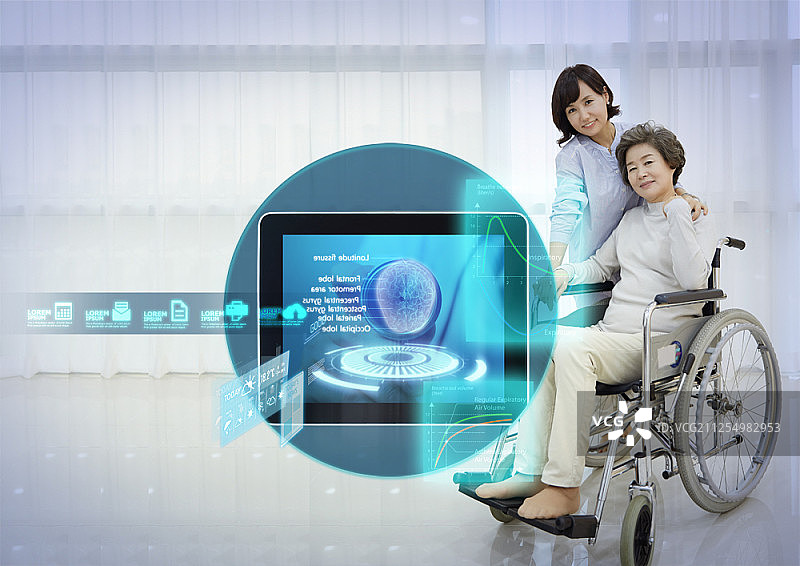 智能科技主题数字合成图像图片素材