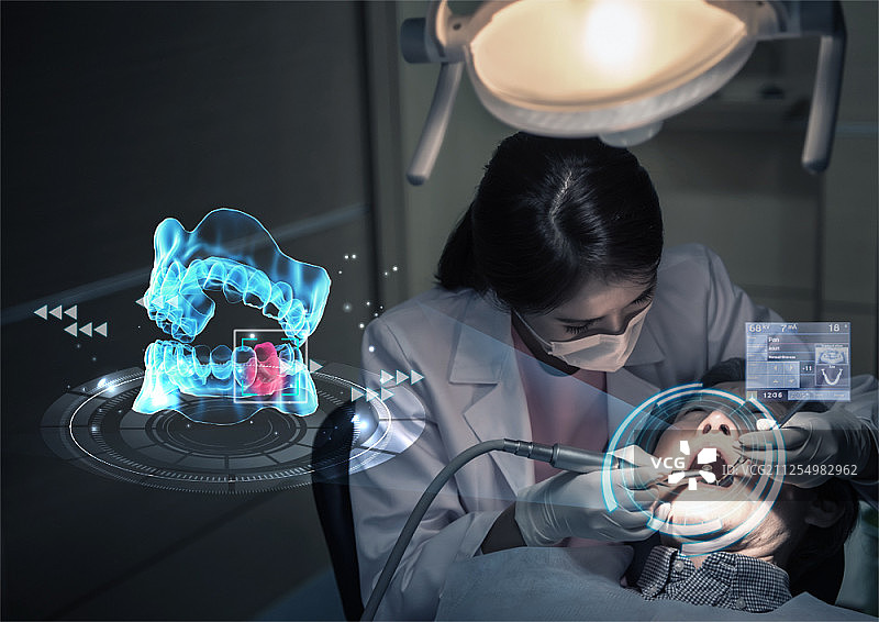 智能科技主题数字合成图像图片素材