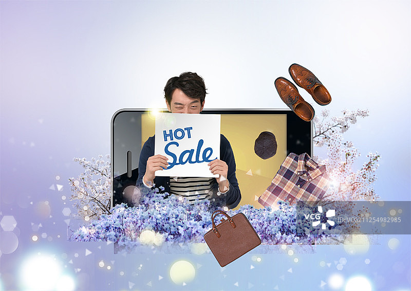 购物主题数字合成图像图片素材