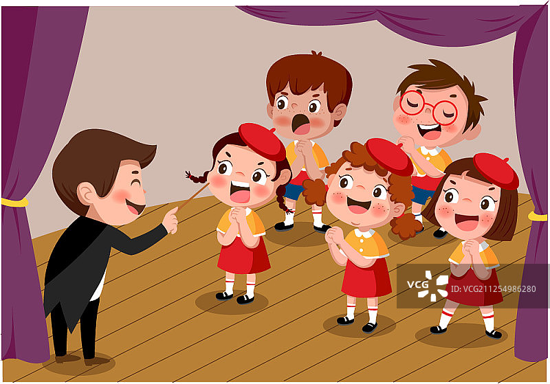 儿童概念矢量插图图片素材