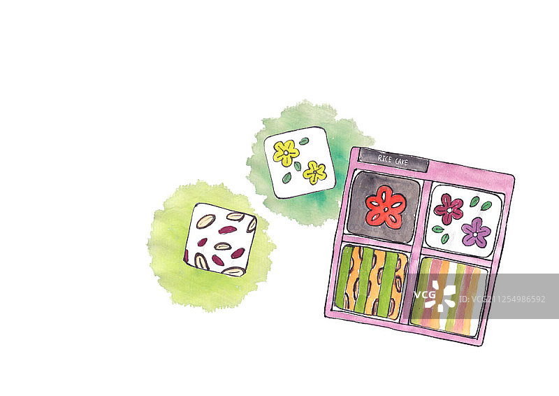 韩国年糕图片素材