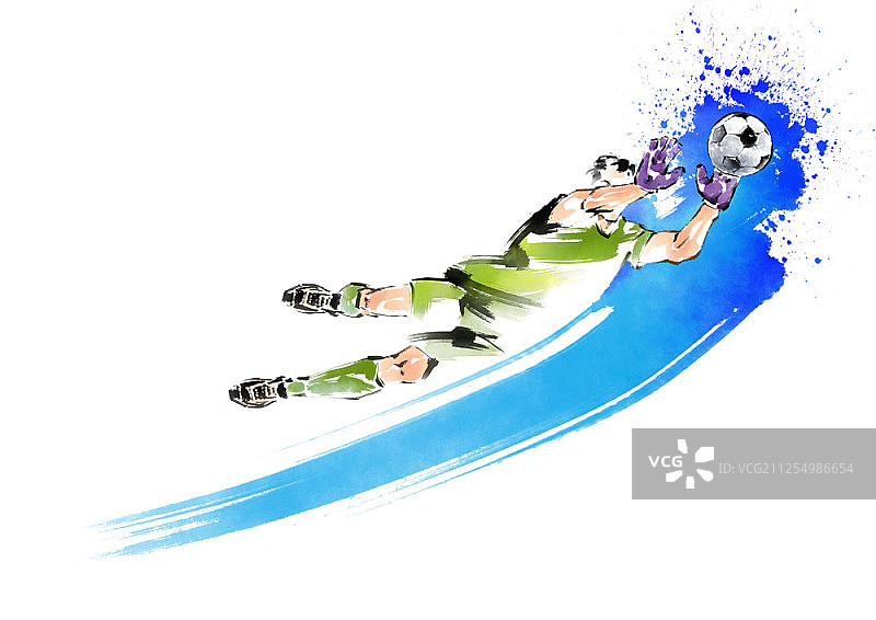 足球主题插画图片素材