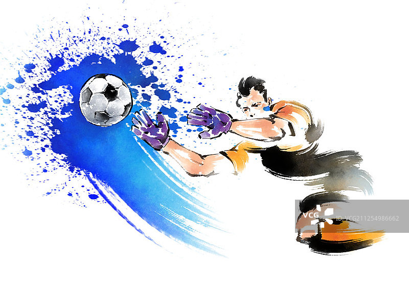 足球主题插画图片素材