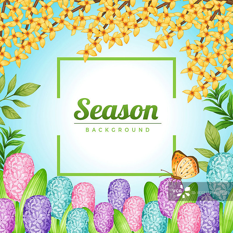 花框架说明图片素材