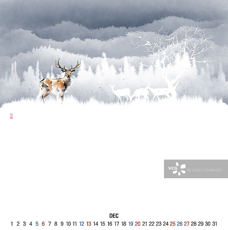 鼠年插画图片素材