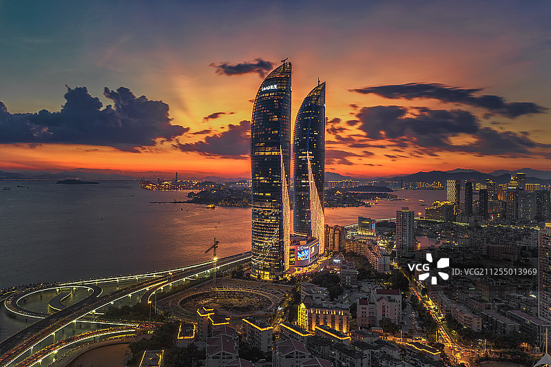 厦门世茂海峡大厦图片素材