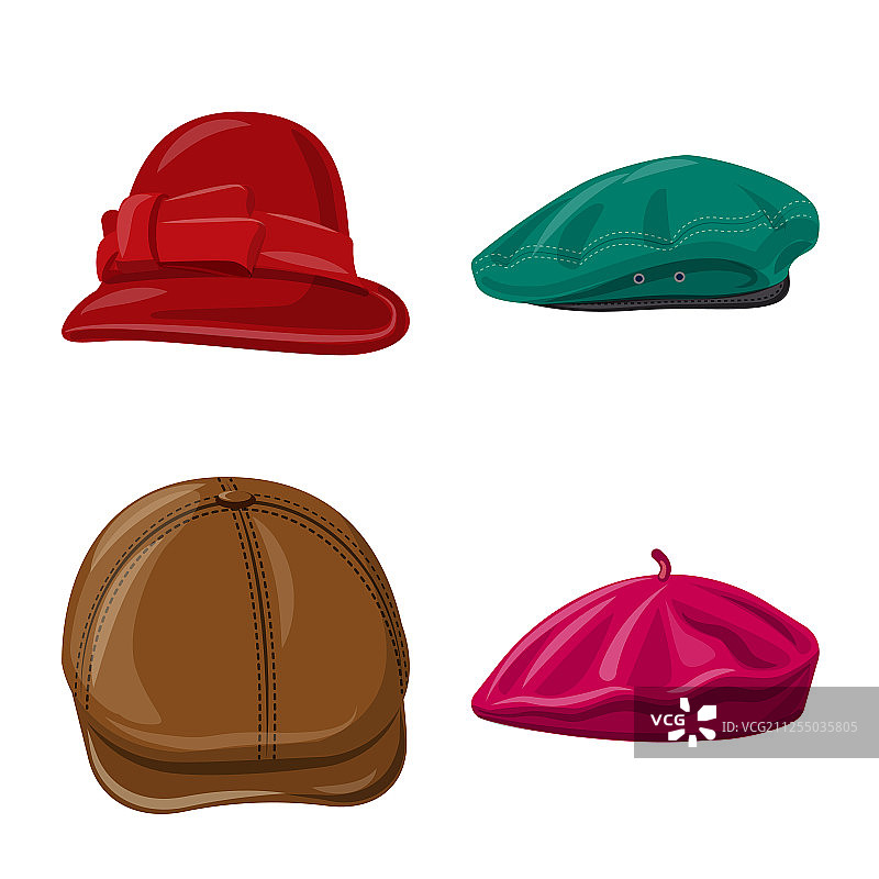 头饰帽子标识合集设计图片素材