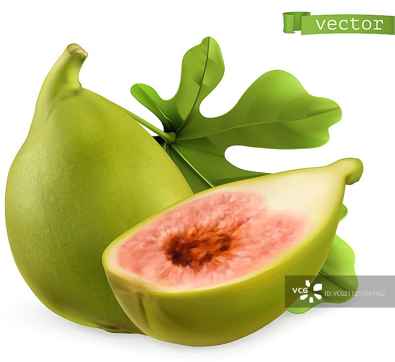 3D拟真无花果图标图片素材