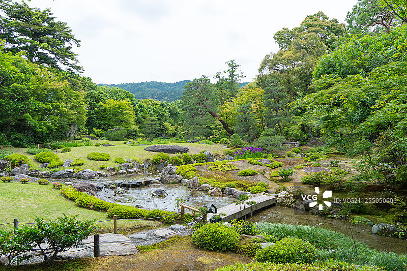 日本京都庭院无邻庵图片素材