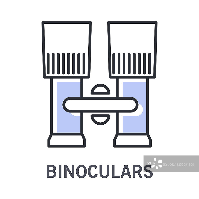 望远镜隔离图标视觉工具或设备图片素材