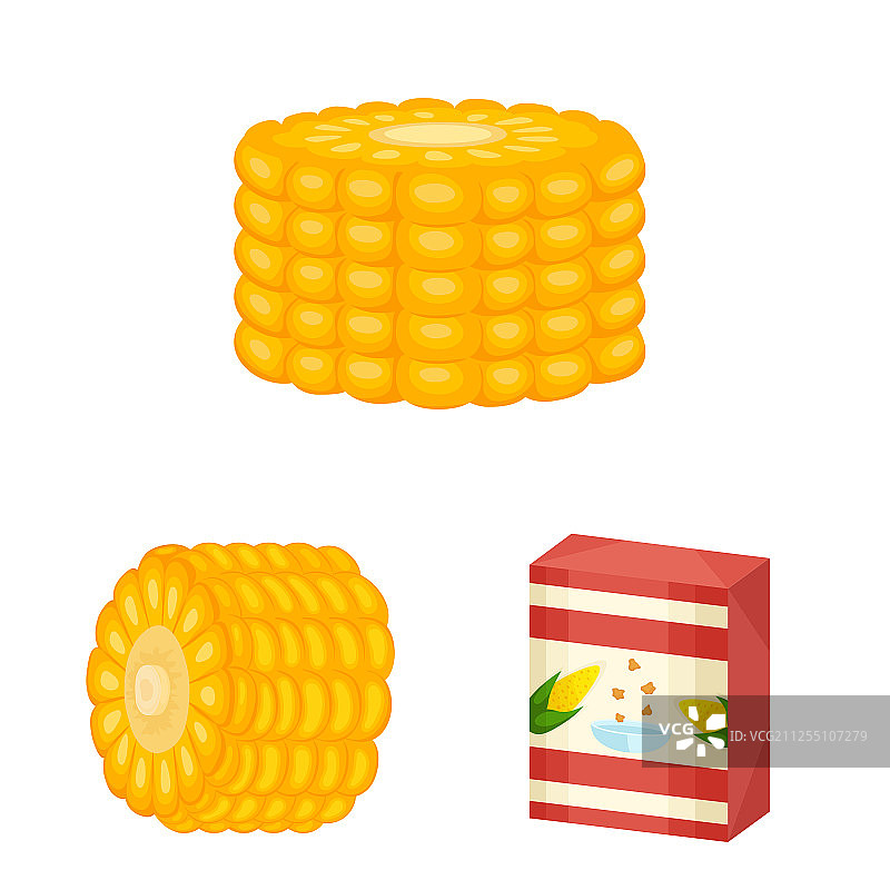 玉米和食物Logo图片素材