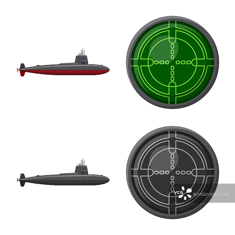 战争和船只图标合集图片素材