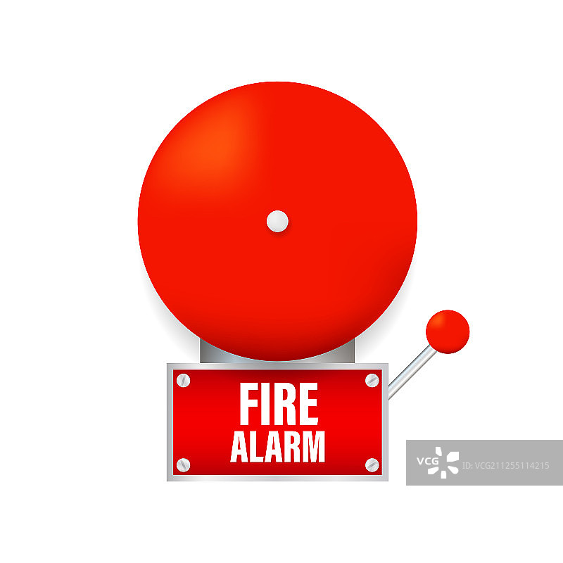 火灾报警系统消防设备库存图片素材