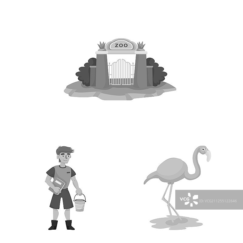 动物园和公园图标合集图片素材