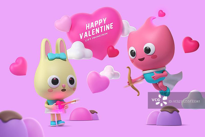 3D购物人物022图片素材