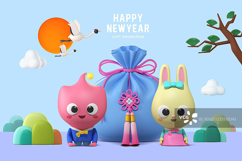 3D购物人物024图片素材