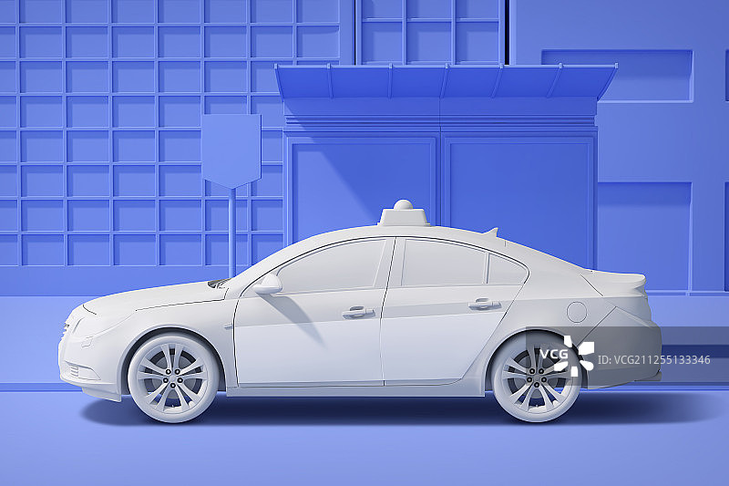 用于广告的3D空白广告牌，模型010图片素材