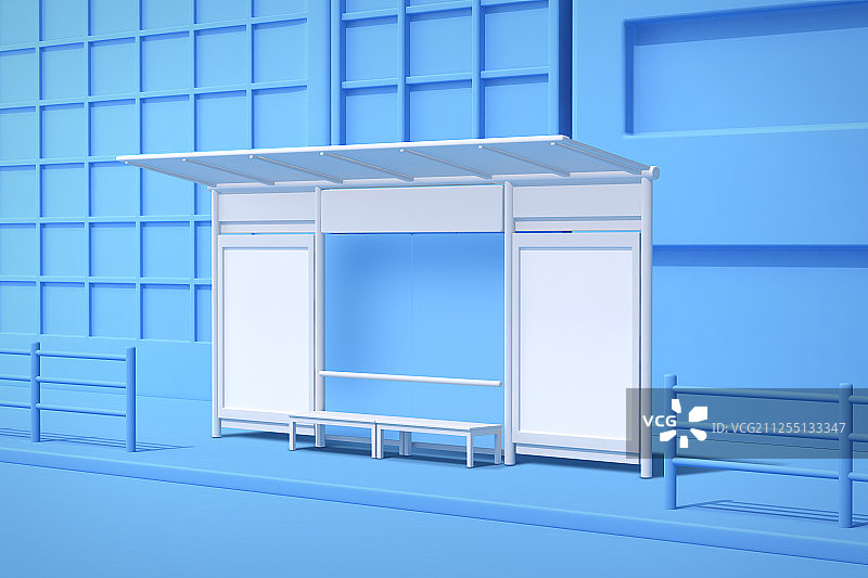 3D空白广告牌，模型011图片素材