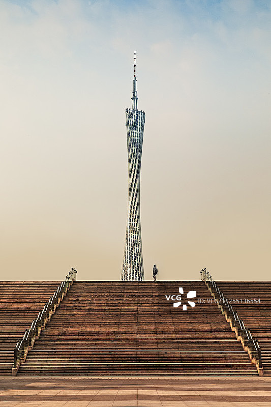 行色广州/广州塔（虚拟人物）图片素材