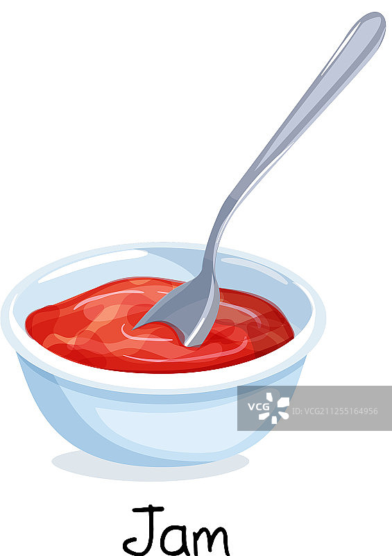 红莓果酱碗图片素材