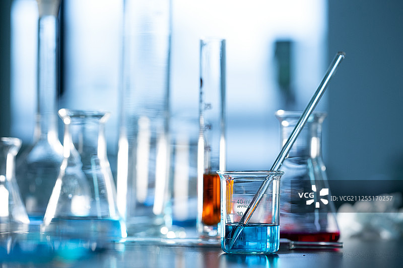 实验室用玻璃器皿图片素材
