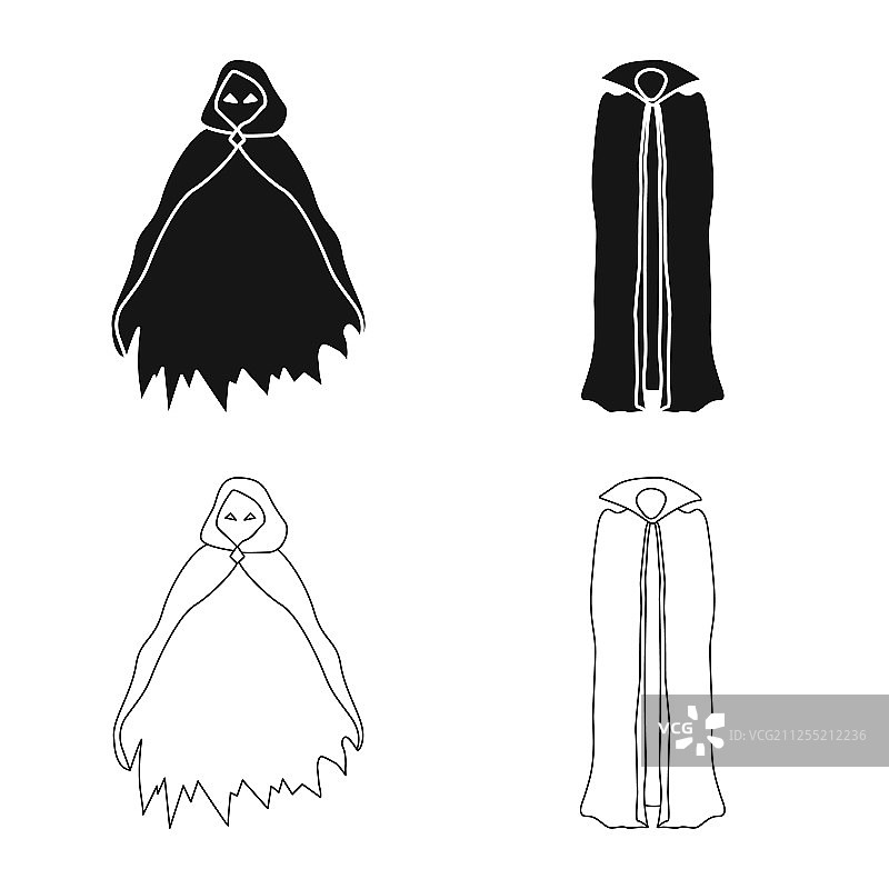 材料和服装logo设计套装图片素材