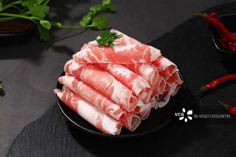 一碟肉卷图片素材