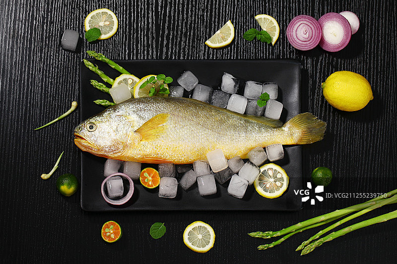 冰鲜黄鱼图片素材