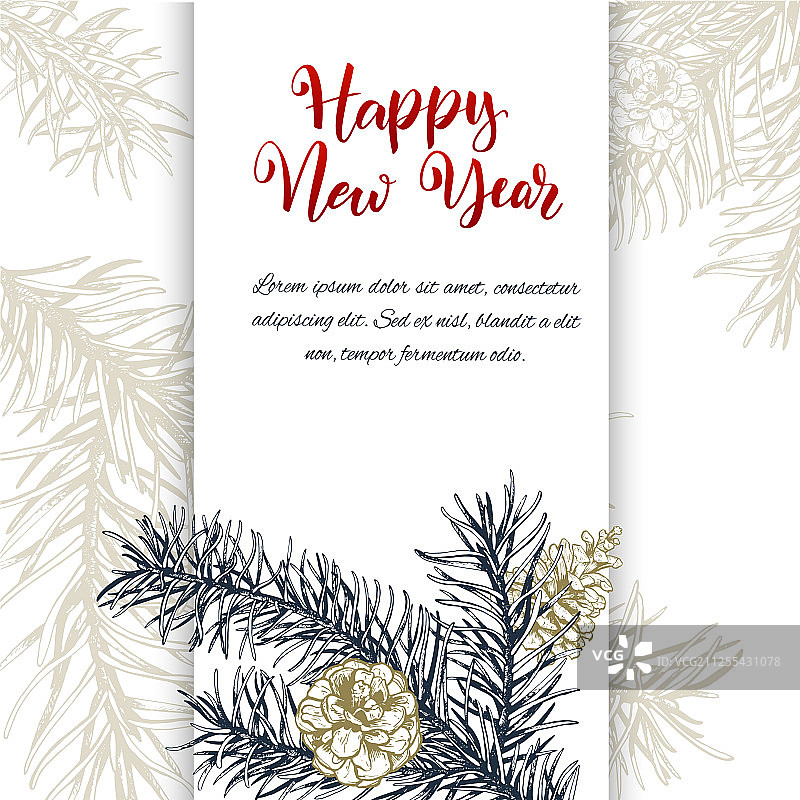 圣诞节手绘草图图片素材