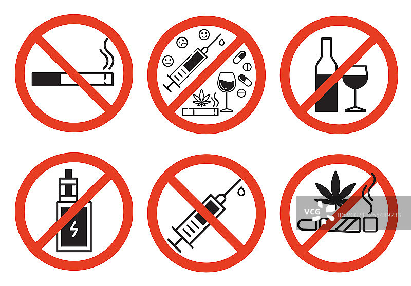 禁止标志图片素材