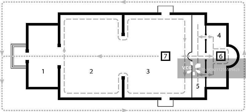 礼拜仪式上的东正教活动图片素材