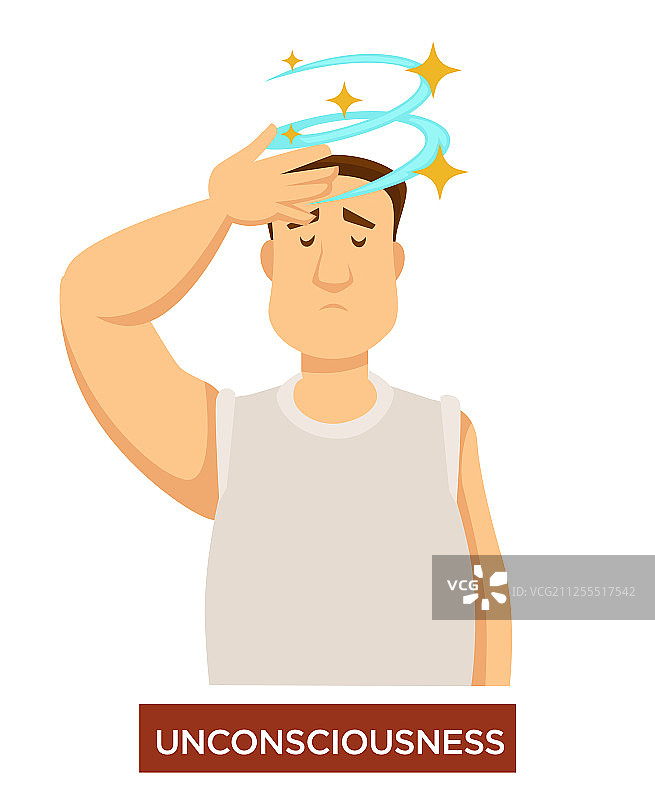 经历无意识和昏厥的人图片素材