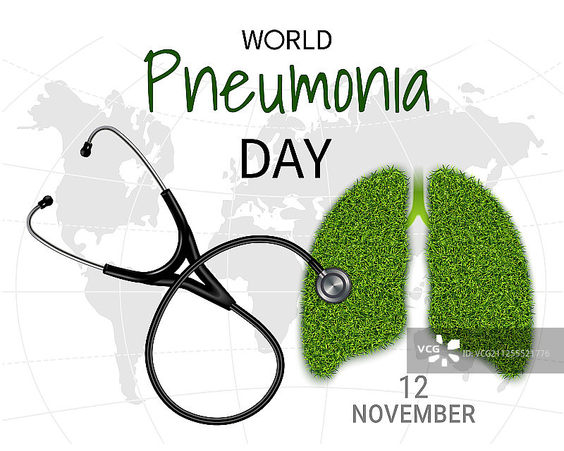 世界肺炎日图片素材