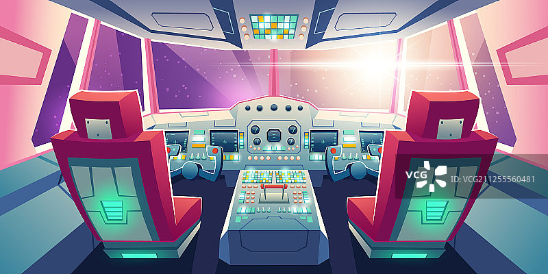 喷气式飞机驾驶舱内部设计图片素材