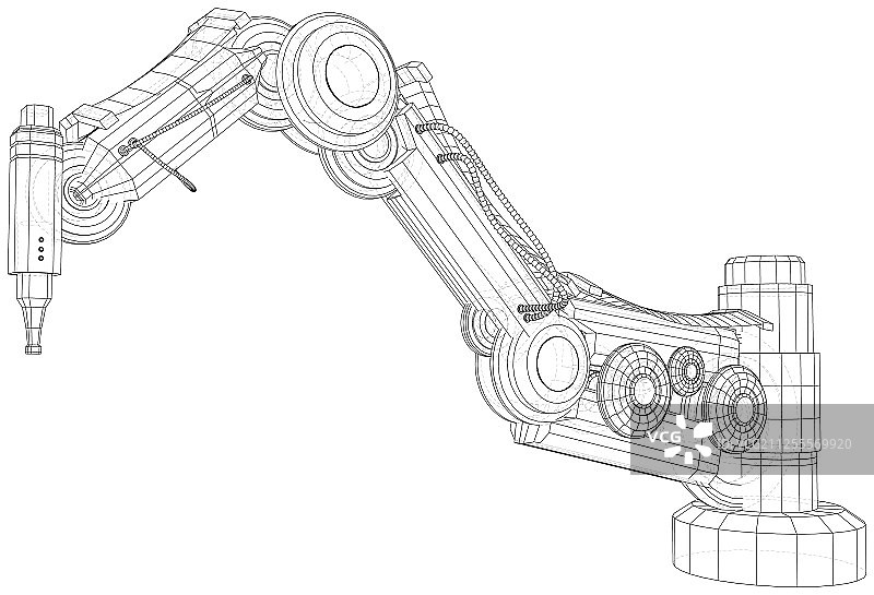 机器人手臂工业机械技术图片素材