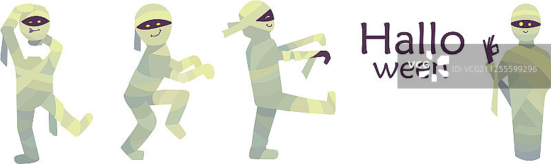 木乃伊合集图片素材