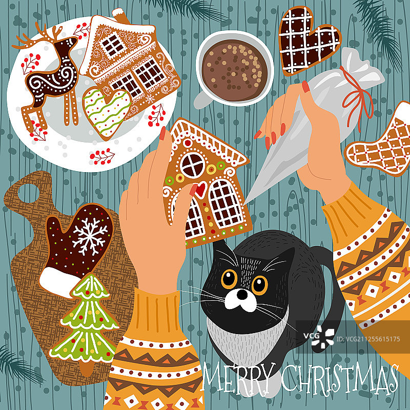 准备过圣诞节和新年图片素材