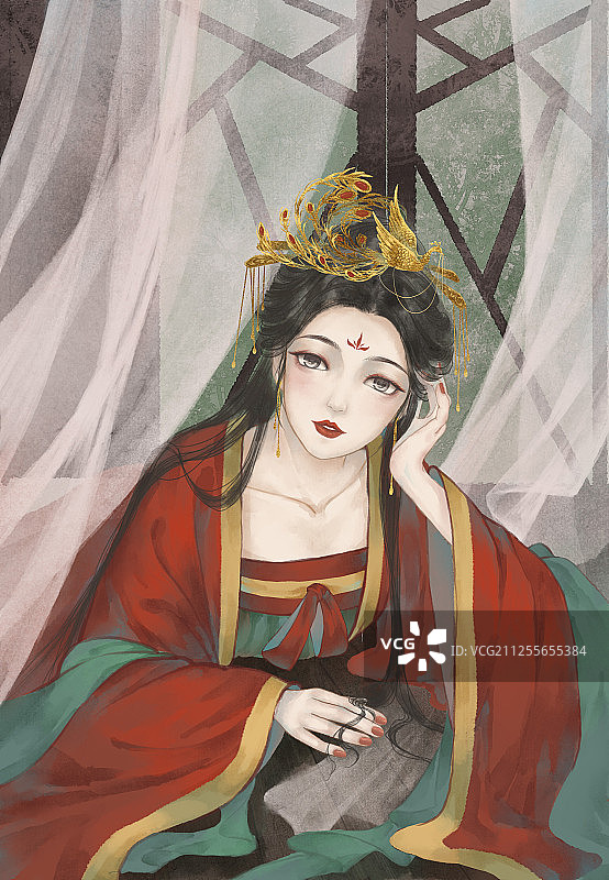 汉服女孩图片素材