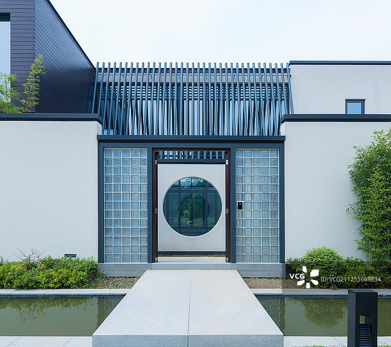 豪宅大门图片素材